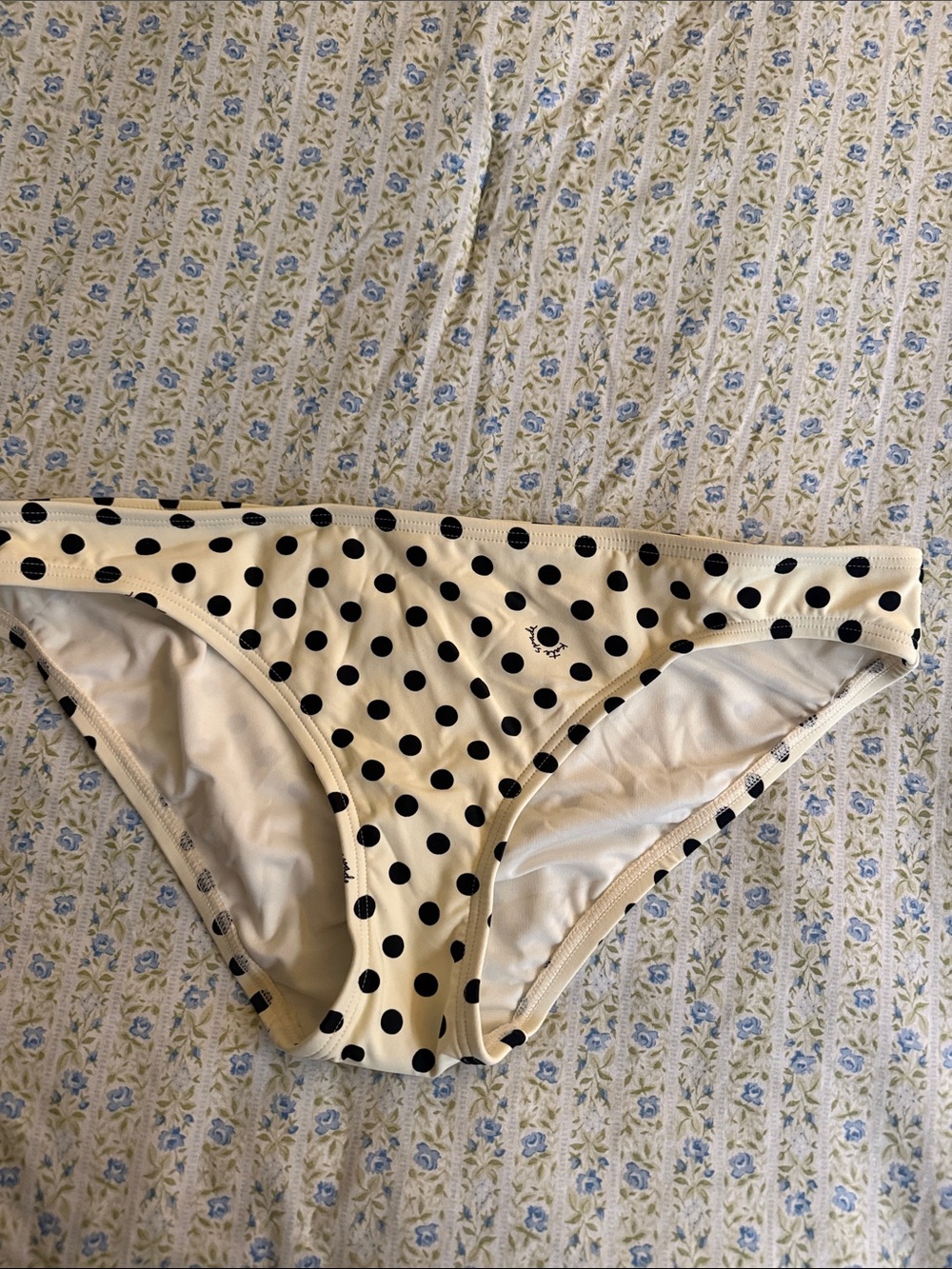 Kate spade Cream Polka Dot Bikini Bottoms